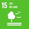Goal 15: Life on Land Logo of the SDG Goal 15